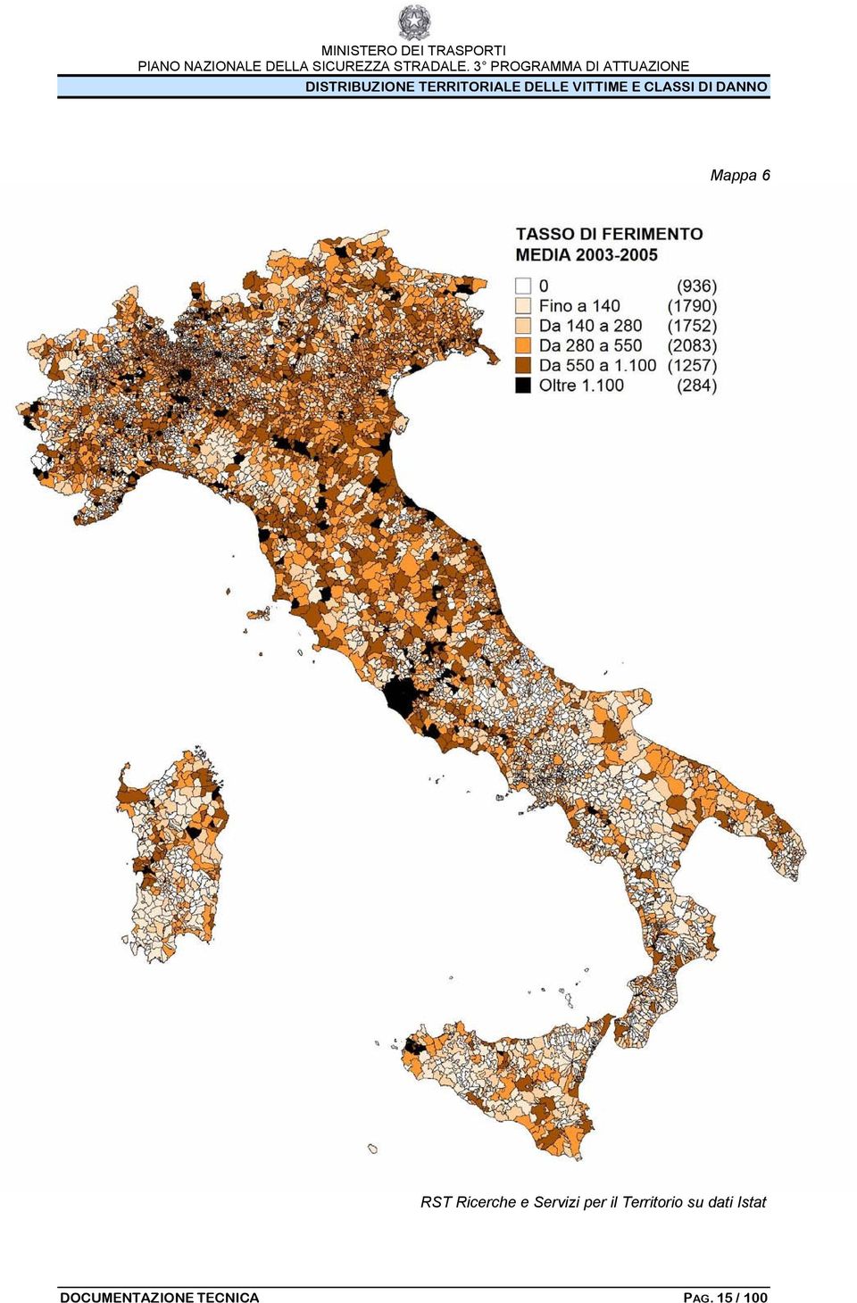 Territorio su dati Istat