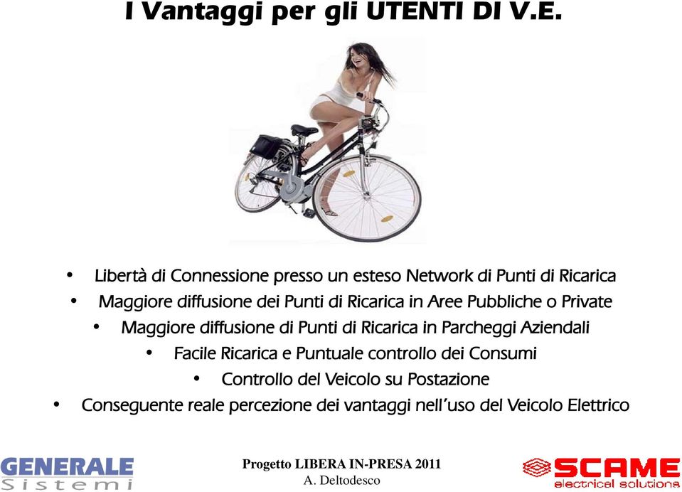 Libertà di Connessione presso un esteso Network di Punti di Ricarica Maggiore diffusione dei Punti