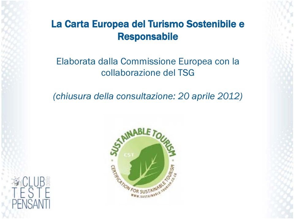 Commissione Europea con la collaborazione