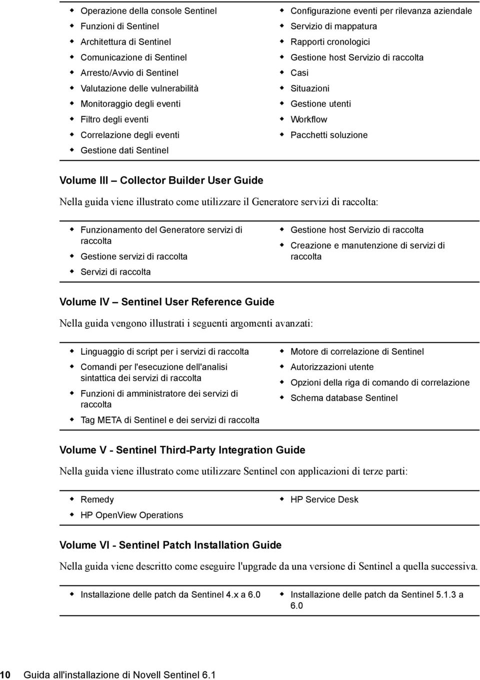 Situazioni Gestione utenti Workflow Pacchetti soluzione Volume III Collector Builder User Guide Nella guida viene illustrato come utilizzare il Generatore servizi di raccolta: Funzionamento del