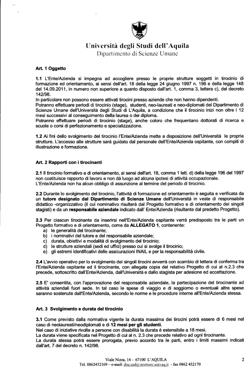 196 e della legge 148 del 14.09.2011, in numero non superiore a quanto disposto dall'art. 1, comma 3, lettera c), del decreto 142t98.