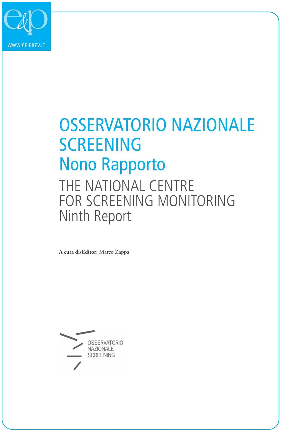 Nono Rapporto THE NATIONAL CENTRE FOR