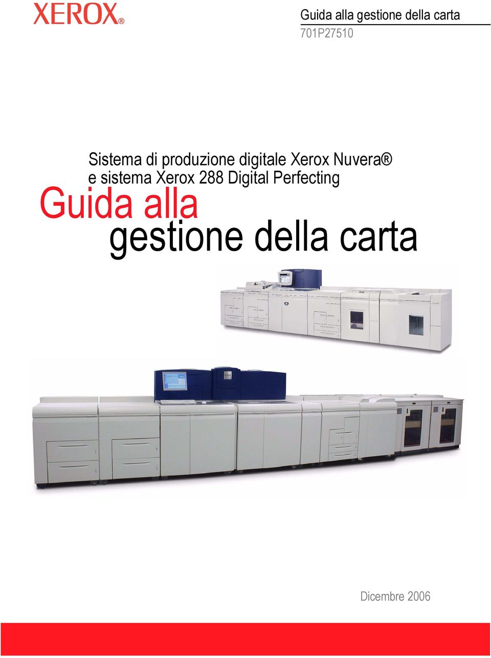 Nuvera e sistema Xerox 288 Digital