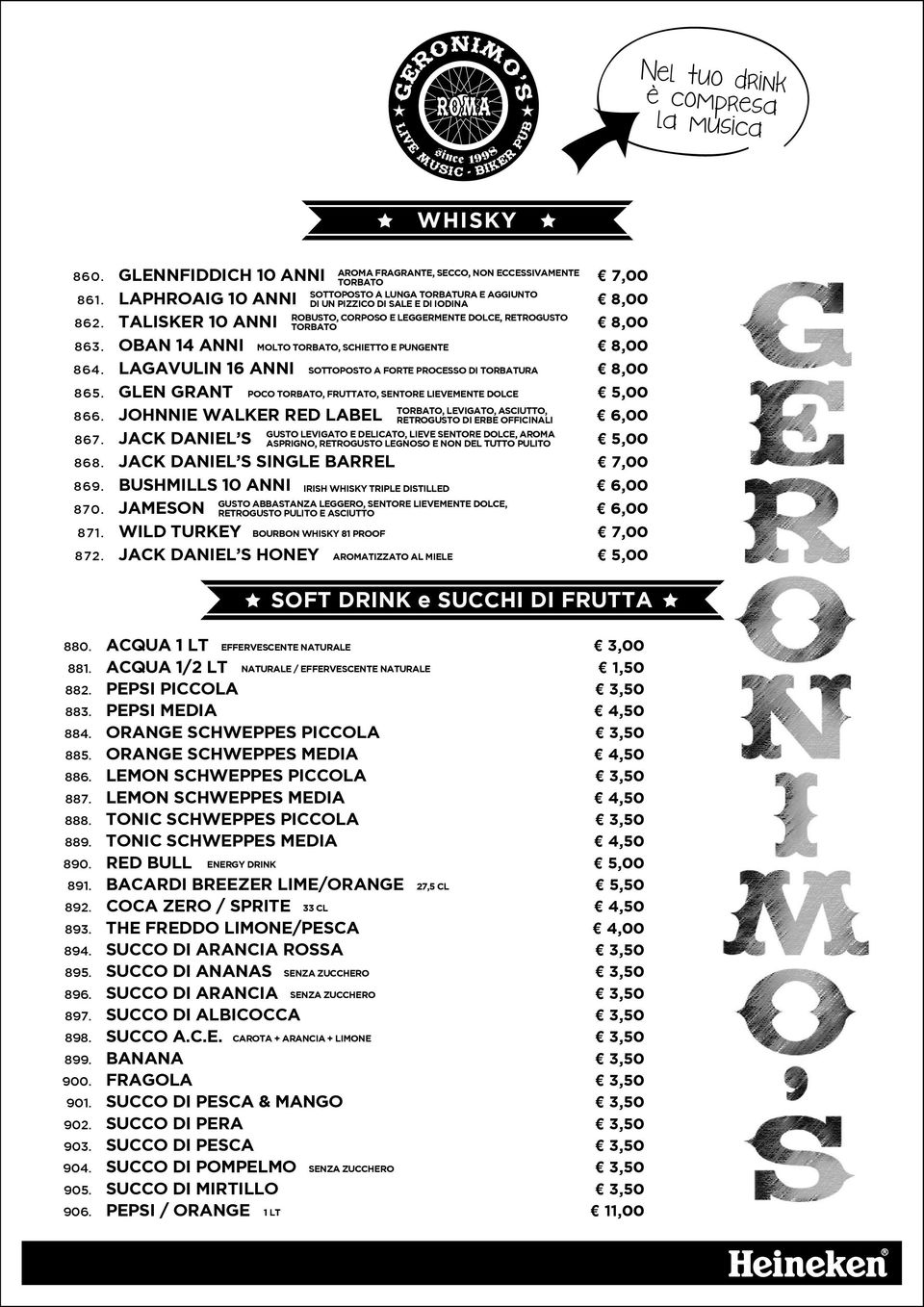 RETROGUSTO TALISKER 10 ANNI ROBUSTO, TORBATO OBAN 14 ANNI MOLTO TORBATO, SCHIETTO E PUNGENTE LAGAVULIN 16 ANNI SOTTOPOSTO A FORTE PROCESSO DI TORBATURA GLEN GRANT POCO TORBATO, FRUTTATO, SENTORE