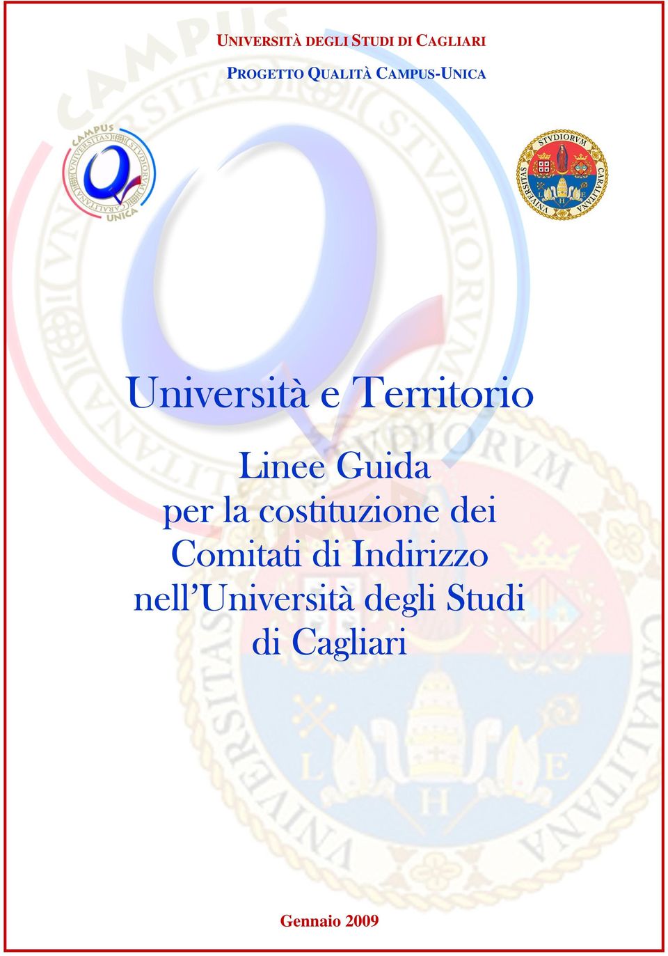 Linee Guida per la costituzione dei Comitati di