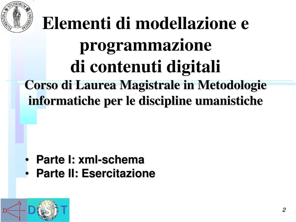 Metodoogie informatiche per e discipine