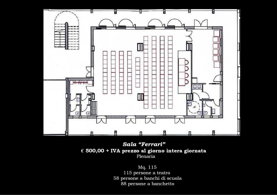 115 115 persone a teatro 58 persone a