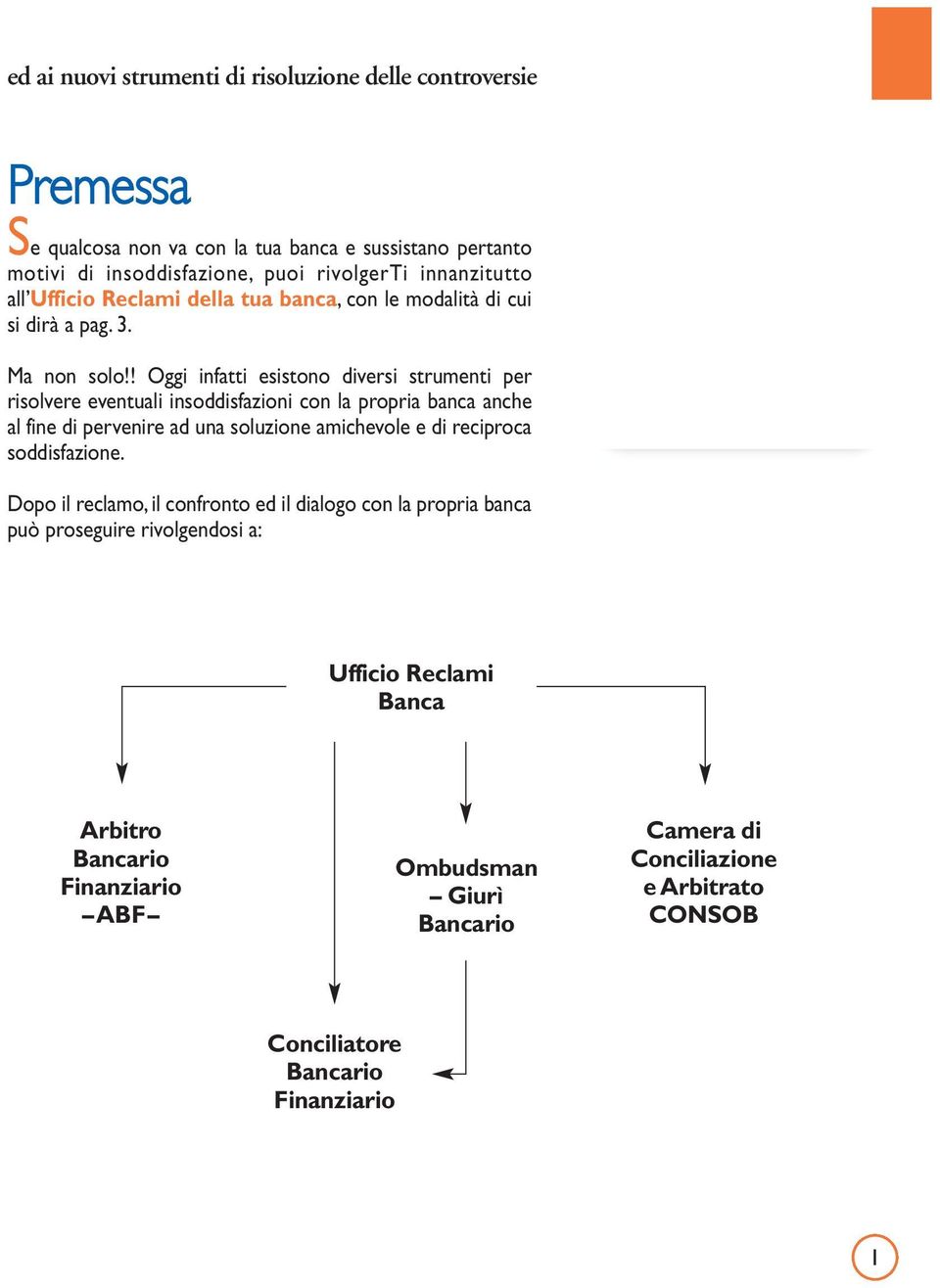 ! Oggi infatti esistono diversi strumenti per risolvere eventuali insoddisfazioni con la propria banca anche al fine di pervenire ad una soluzione amichevole e di reciproca