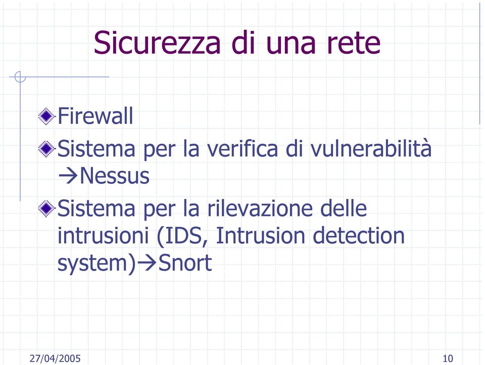 vulnerabilità Nessus Sistema per la