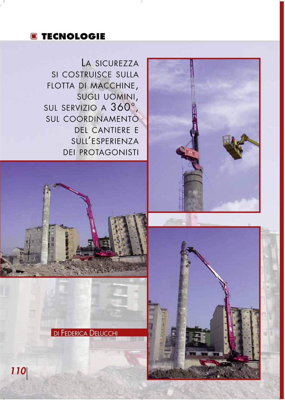 SUL COORDINAMENTO DEL CANTIERE E SULL