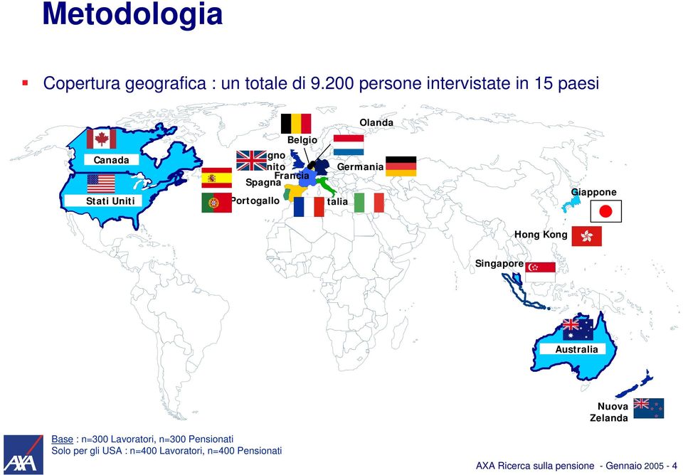 Regno Unito Arial 4 Nuova Zelanda Base : n=, n= Solo