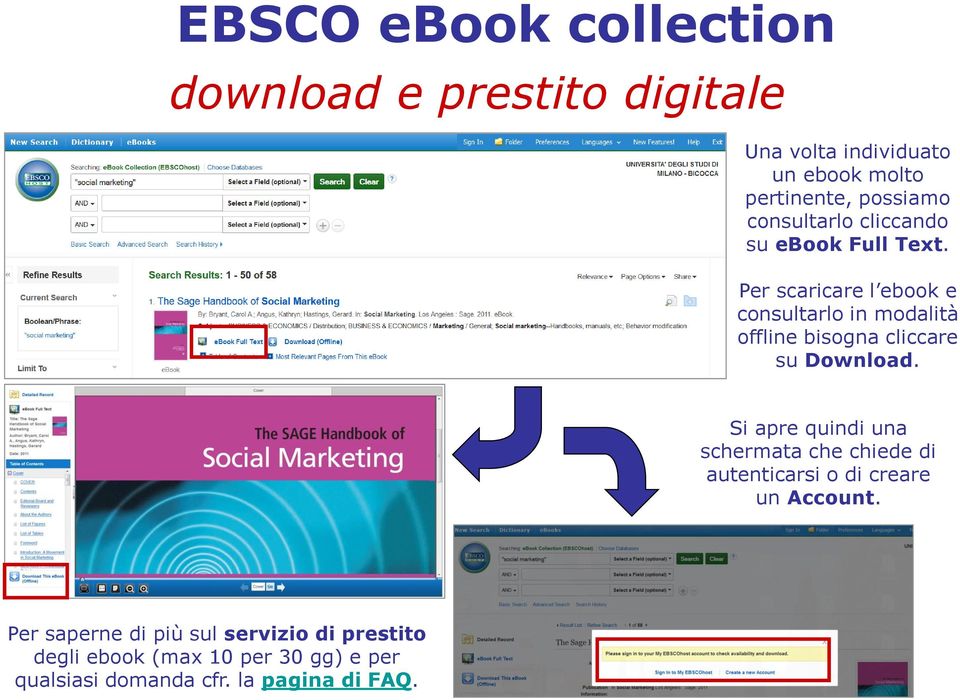 Per scaricare l ebook e consultarlo in modalità offline bisogna cliccare su Download.