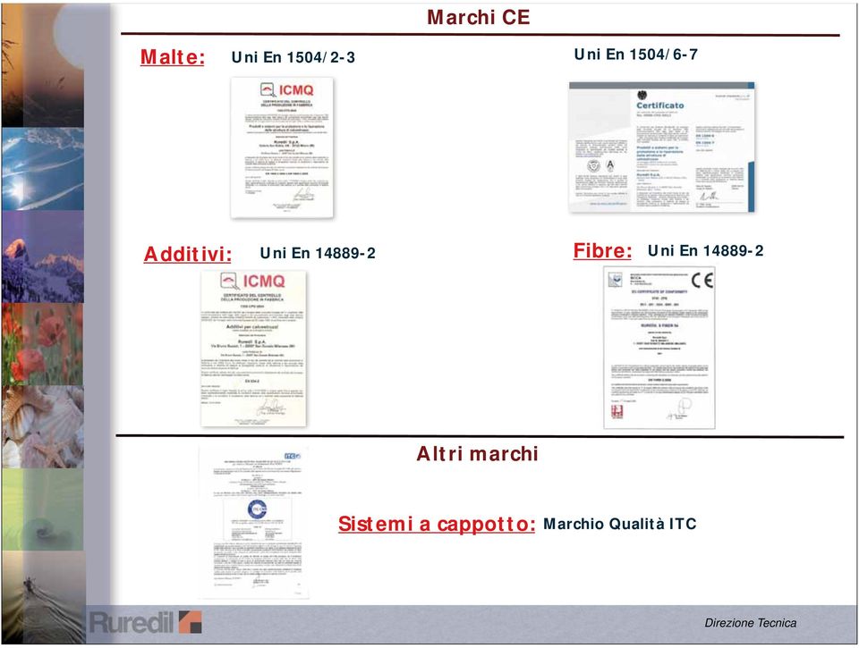 Fibre: Uni En 14889-2 Altri marchi