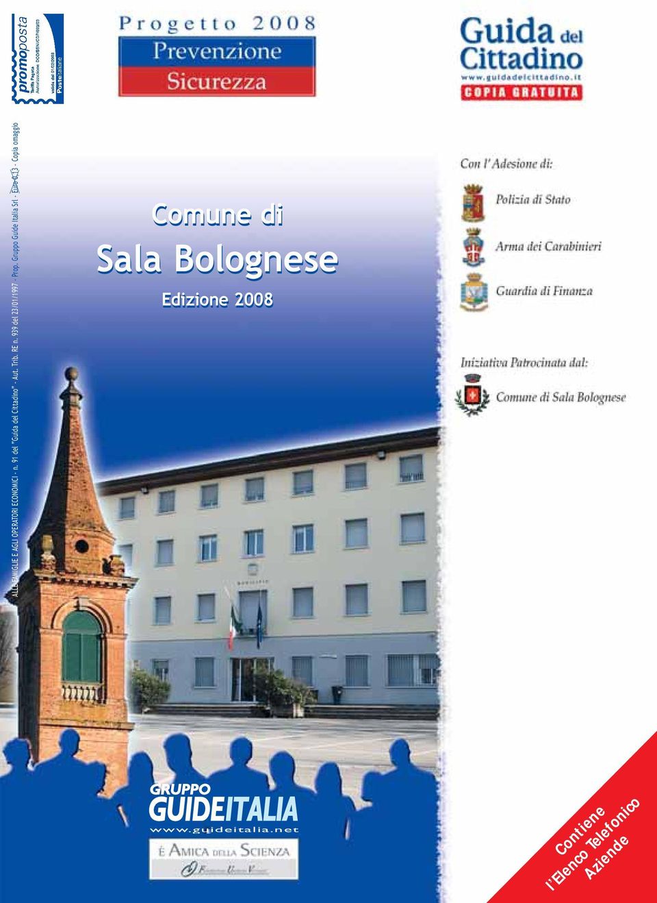 Gruppo Guide Italia Srl - Euro 0,13 - Copia omaggio Comune di Sala