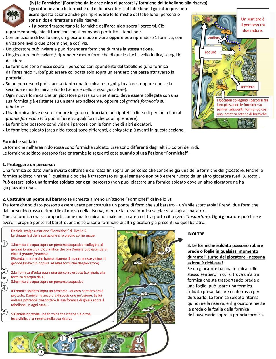 percorsi. Ciò rappresenta migliaia di formiche che si muovono per tutto il tabellone.