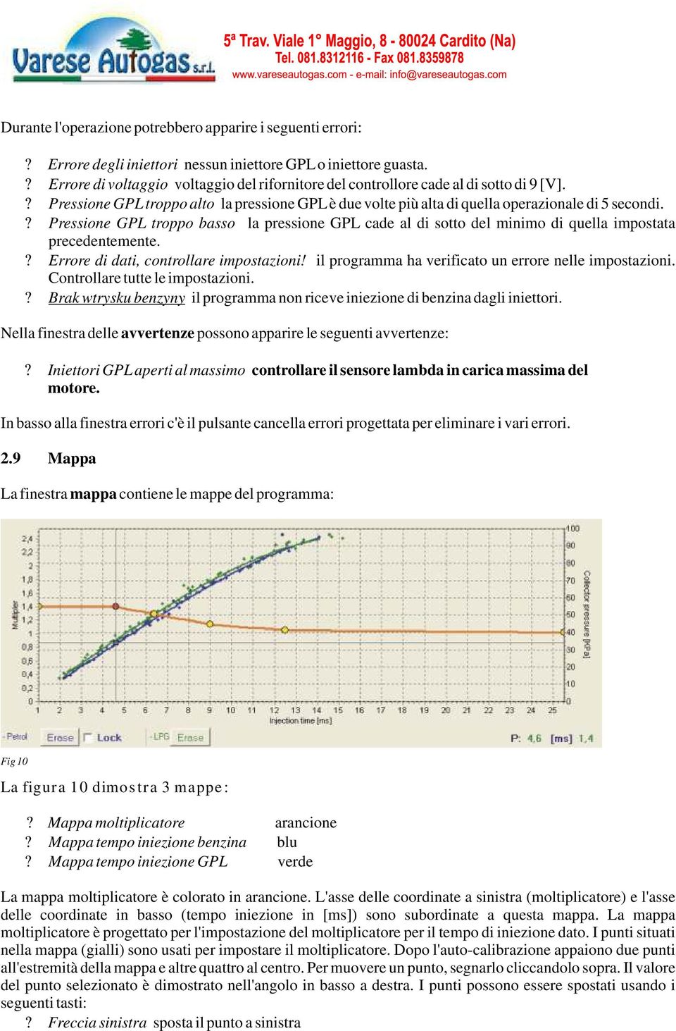 ?pressione GPL troppo basso la pressione GPL cade al di sotto del minimo di quella impostata precedentemente.?errore di dati, controllare impostazioni!