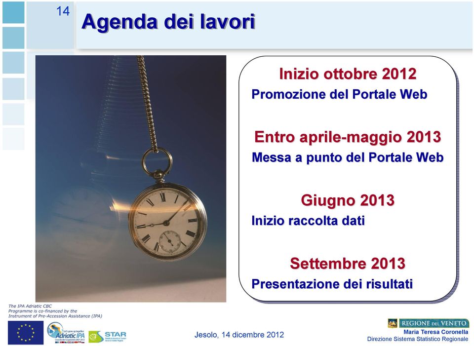 2013 Messa a punto del Portale Web Giugno 2013