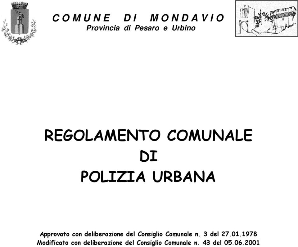 Comunale n. 3 del 27.01.