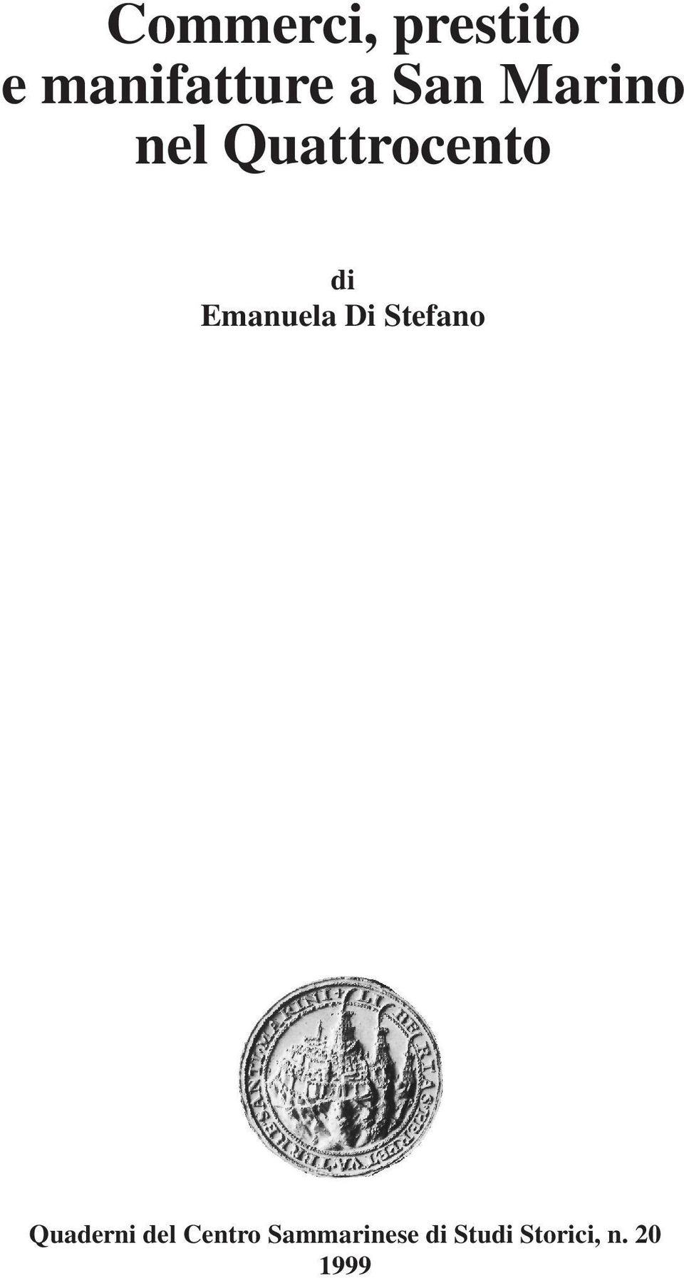 Emanuela Di Stefano Quaderni del