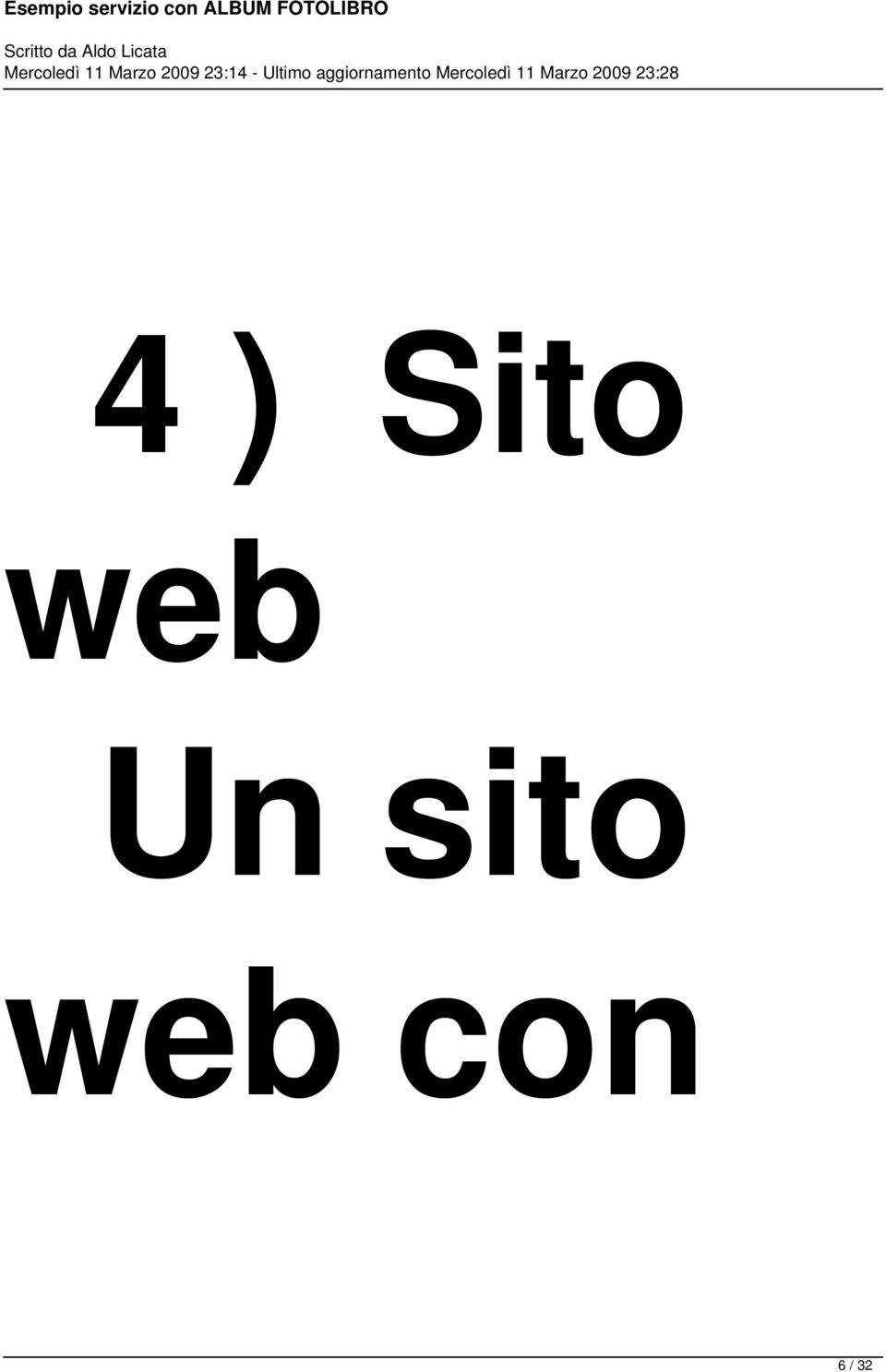 sito web