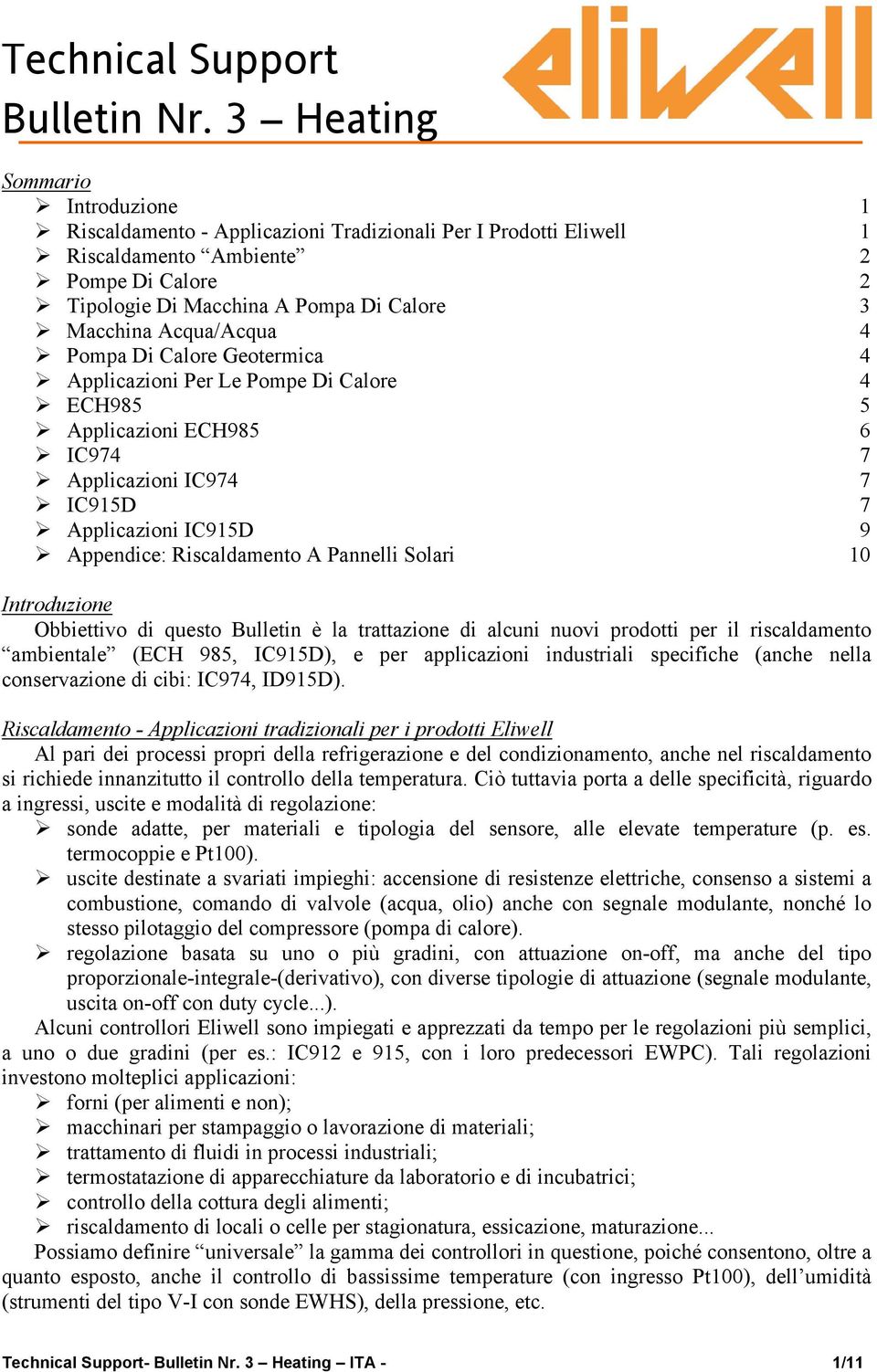 IC915D 7! Applicazioni IC915D 9!