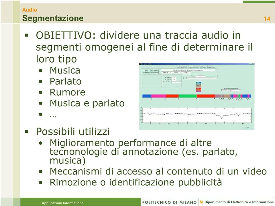 utilizzi Miglioramento performance di altre tecnonologie di annotazione (es.