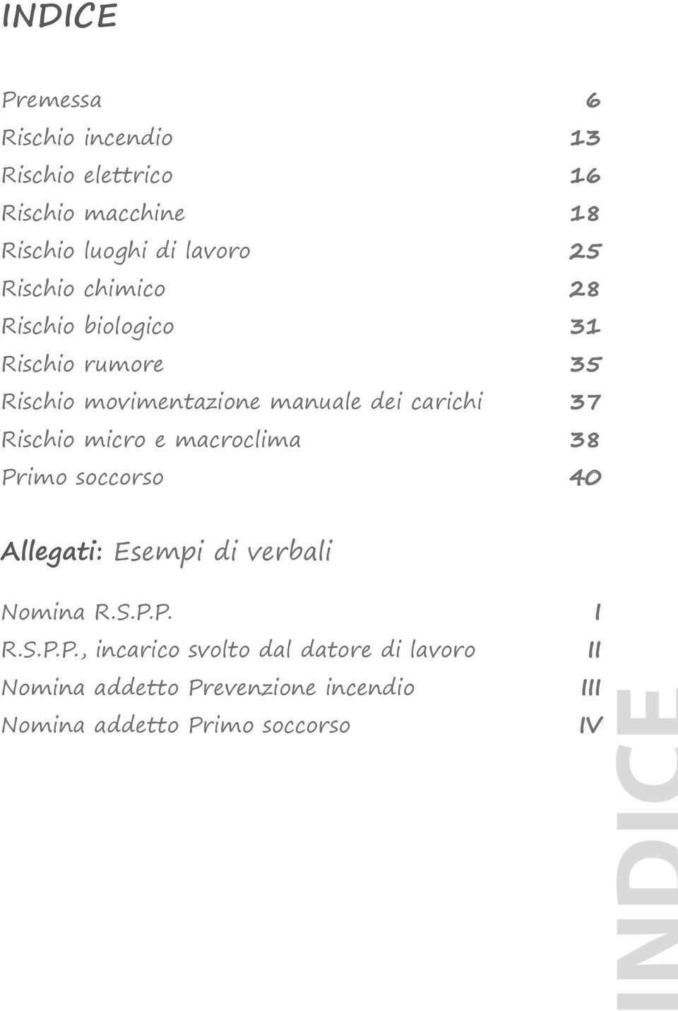 Rischio micro e macroclima 38 Pr