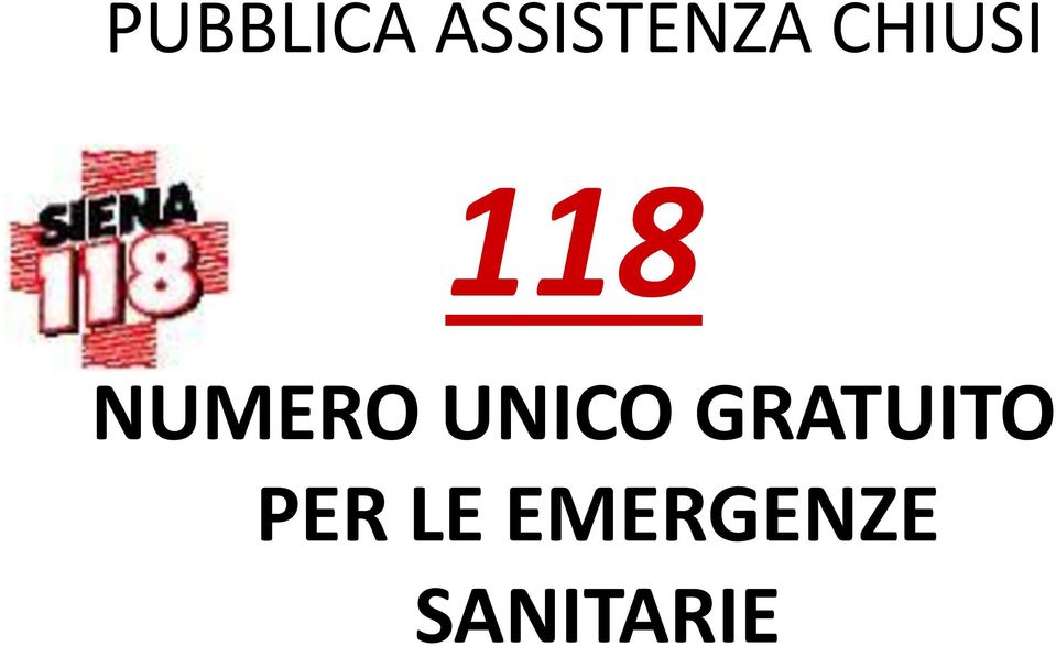 UNICO GRATUITO PER