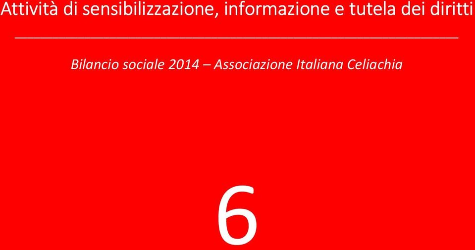 diritti Bilancio sociale 2014