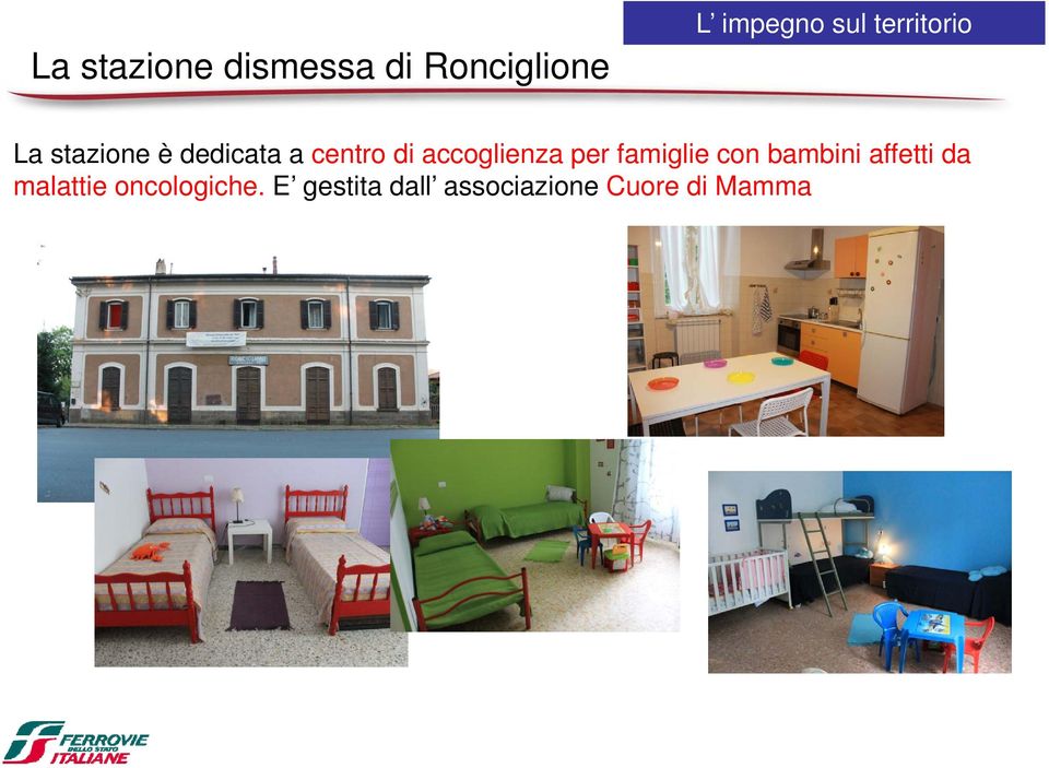 accoglienza per famiglie con bambini affetti da