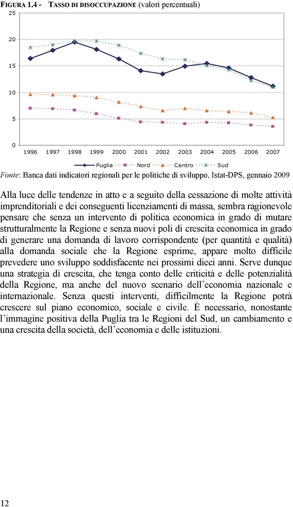 in atto e a seguito della cessazione di molte attività imprenditoriali e dei conseguenti licenziamenti di massa, sembra ragionevole pensare che senza un intervento di politica economica in grado di