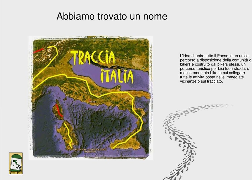 stessi, un percorso turistico per bici fuori strada, o meglio mountain