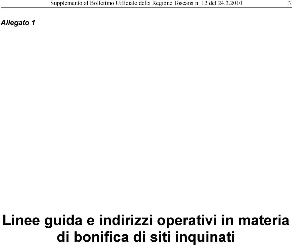 2010 3 Allegato 1 Linee guida e indirizzi