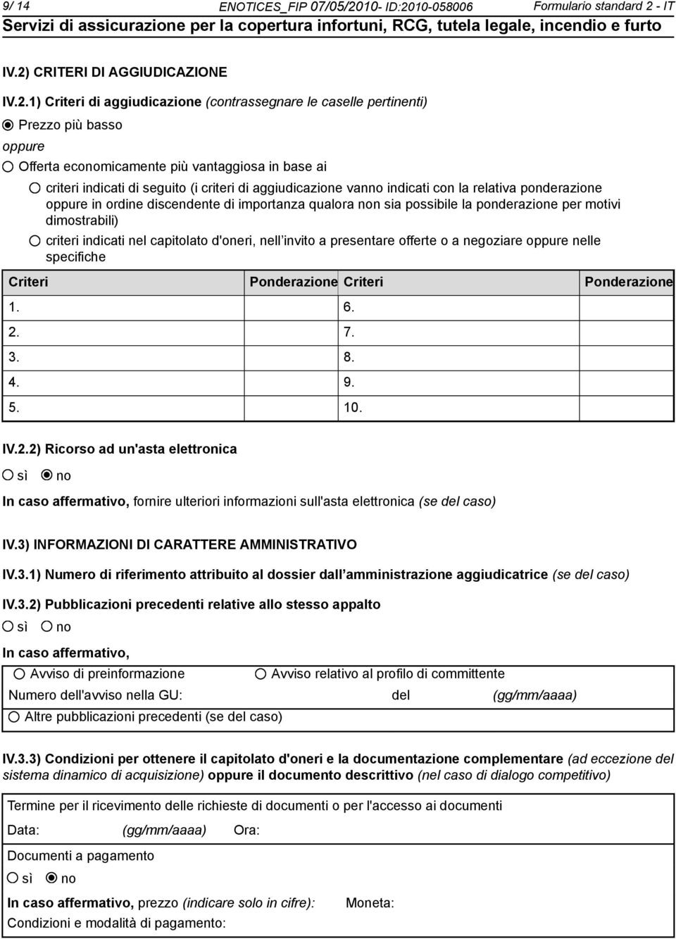 10-058006 Formulario standard 2 