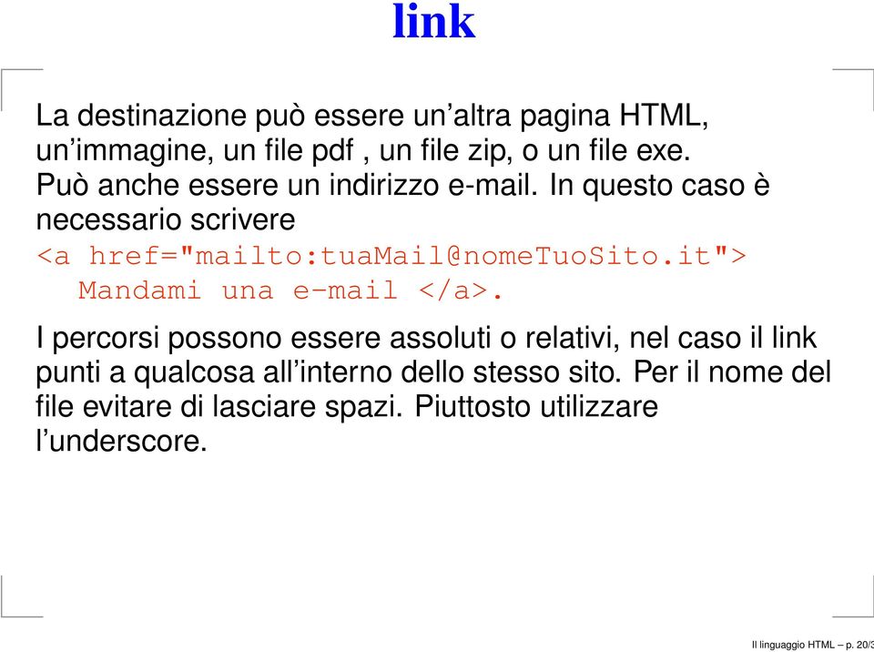 it"> Mandami una e-mail </a>.