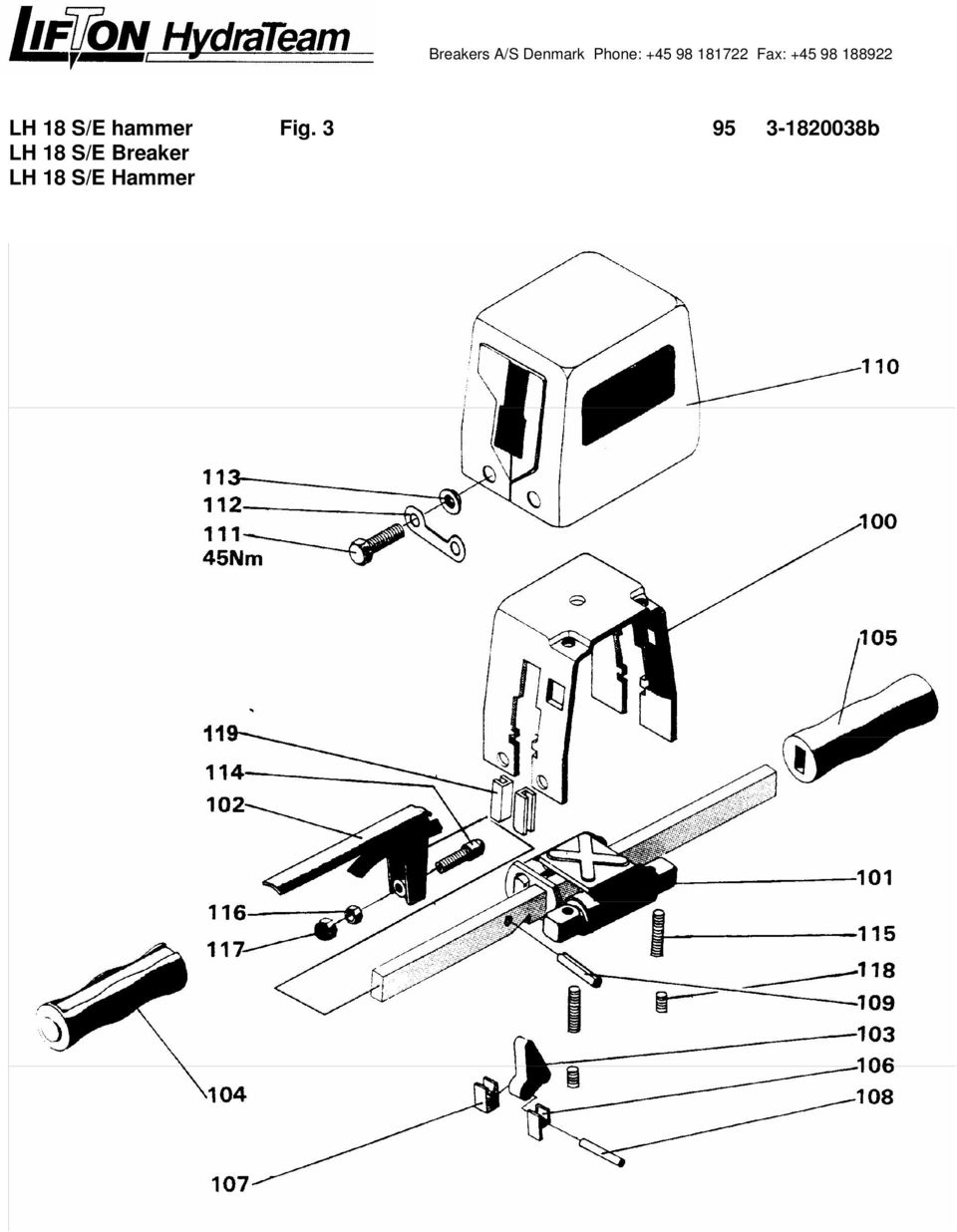 18 S/E hammer Fig.