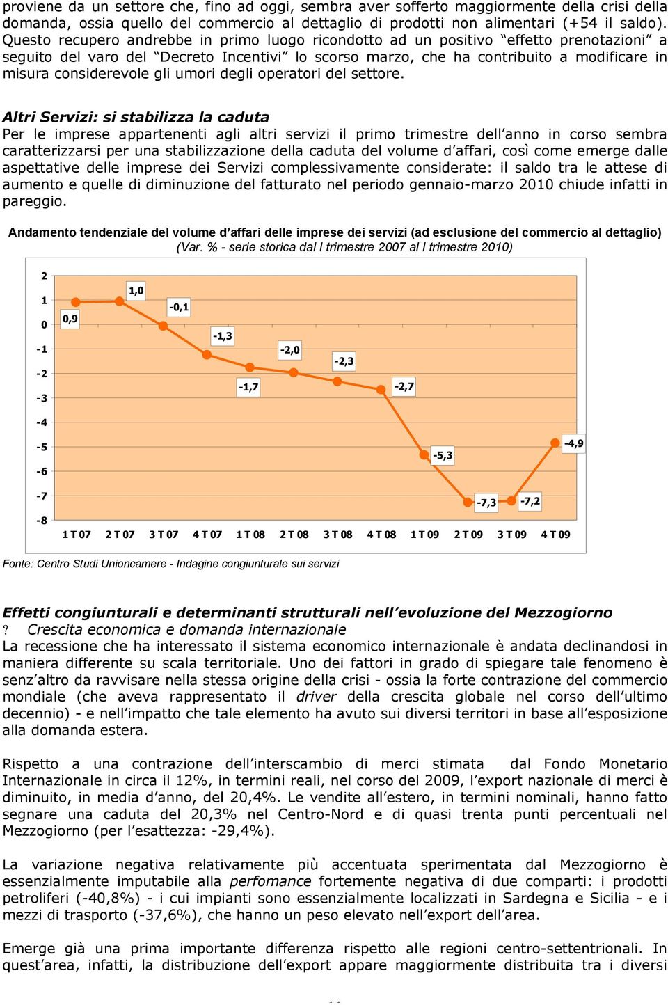 considerevole gli umori degli operatori del settore.