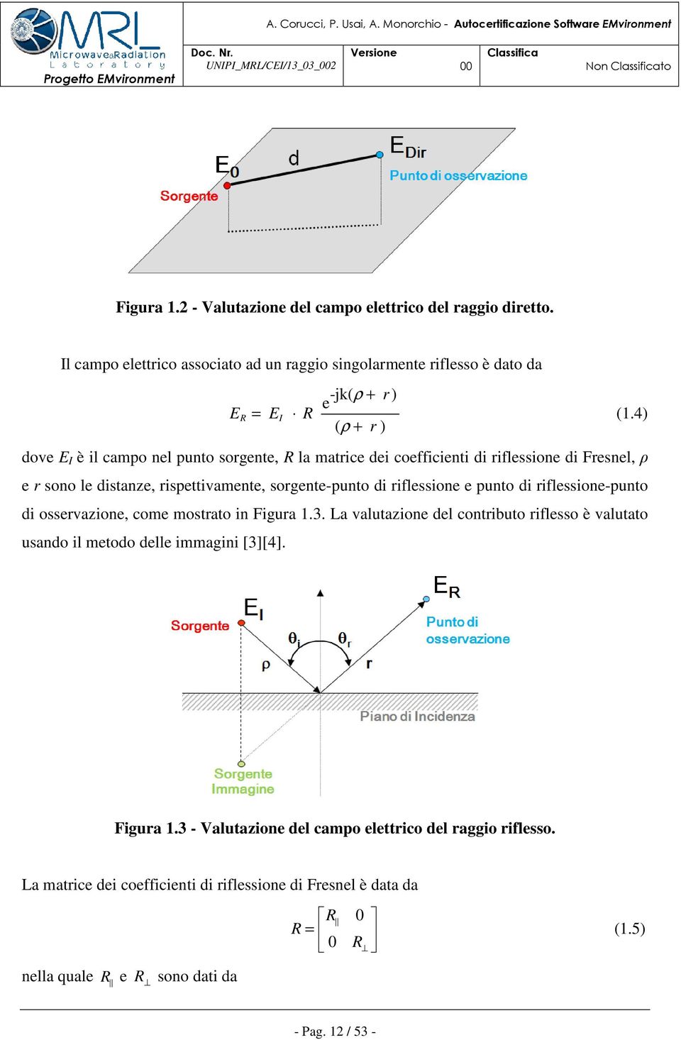 riflessione e punto di riflessione-punto di osservazione, come mostrato in Figura 1.3. La valutazione del contributo riflesso è valutato usando il metodo delle immagini [3][4].