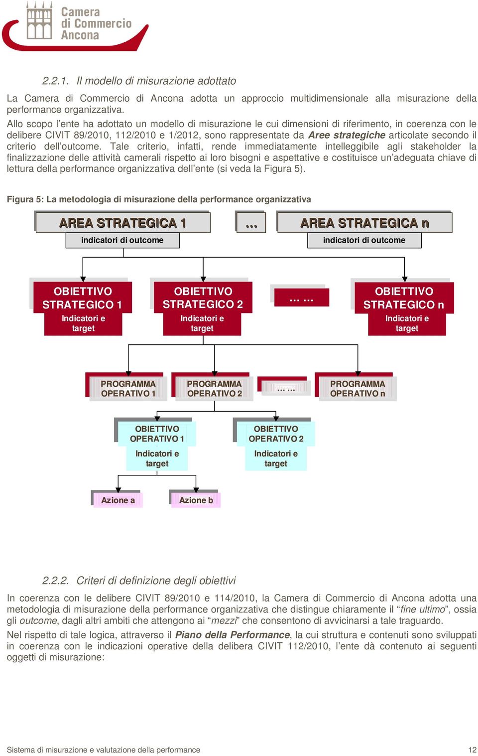 articolate secondo il criterio dell outcome.