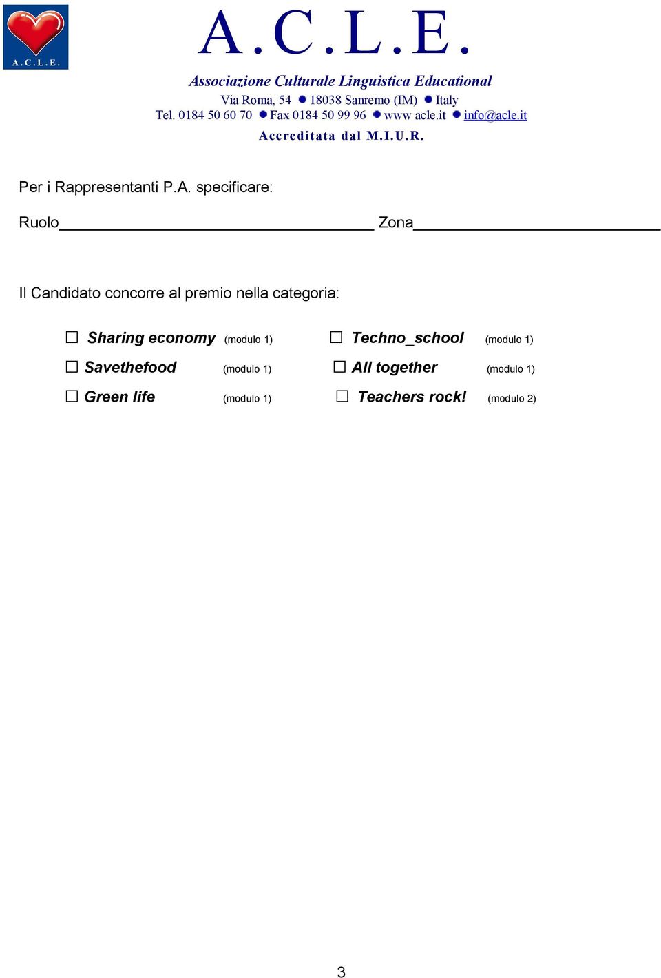 categoria: Sharing economy (modulo 1) Techno_school (modulo