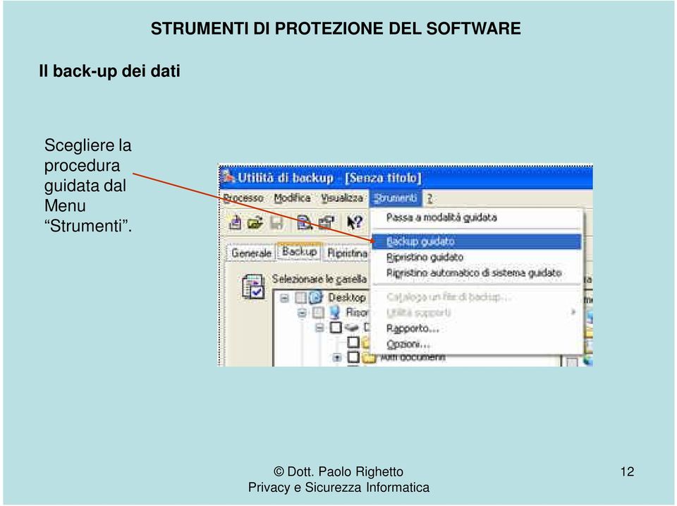 SOFTWARE Scegliere la