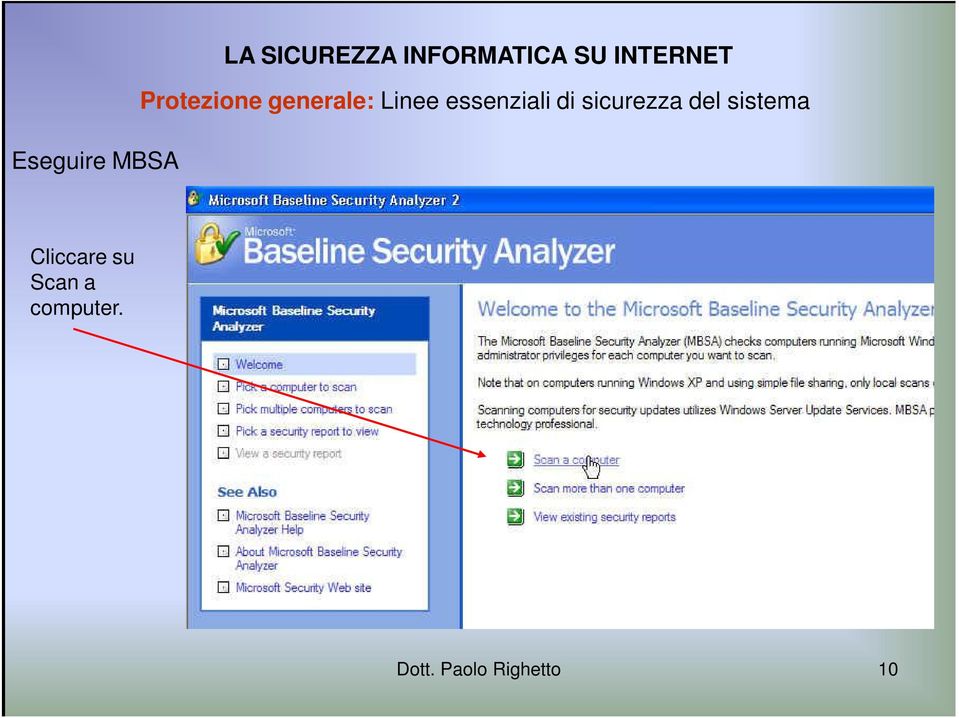 essenziali di sicurezza del sistema