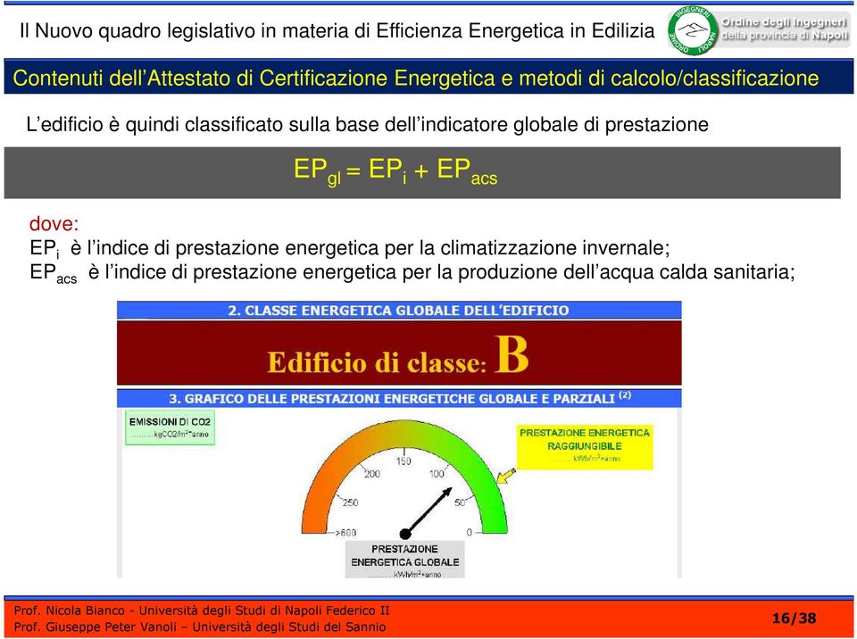 i + EP acs dove: EP i è l indice di prestazione energetica per la climatizzazione invernale;