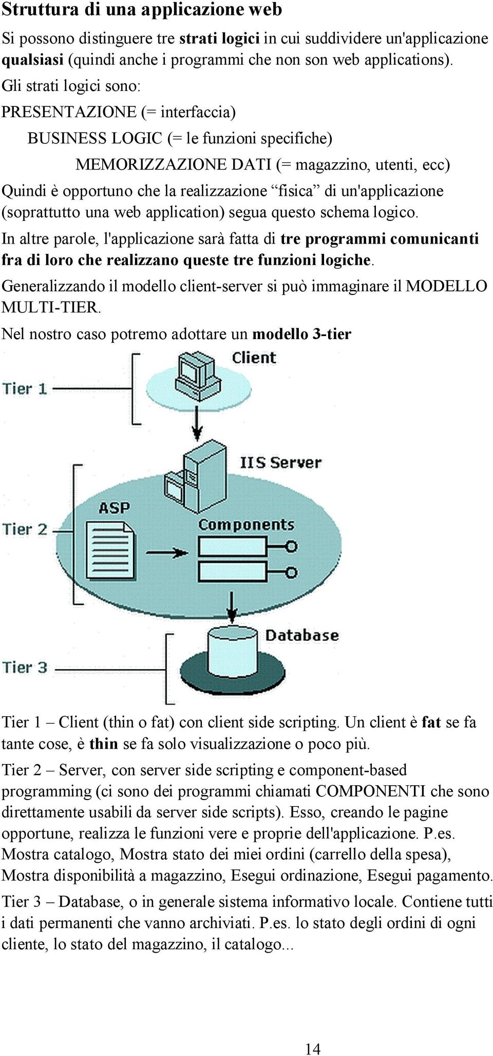 un'applicazione (soprattutto una web application) segua questo schema logico.