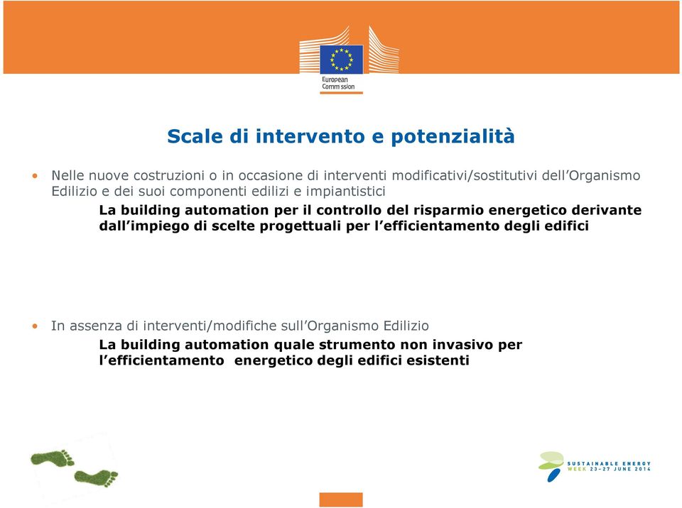 energetico derivante dall impiego di scelte progettuali per l efficientamento degli edifici In assenza di