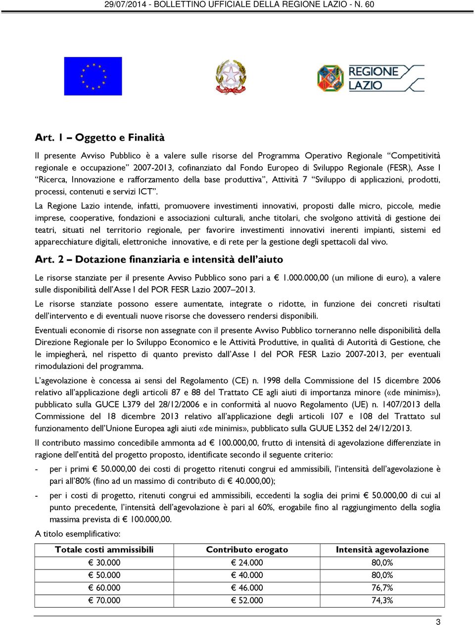 La Regione Lazio intende, infatti, promuovere investimenti innovativi, proposti dalle micro, piccole, medie imprese, cooperative, fondazioni e associazioni culturali, anche titolari, che svolgono