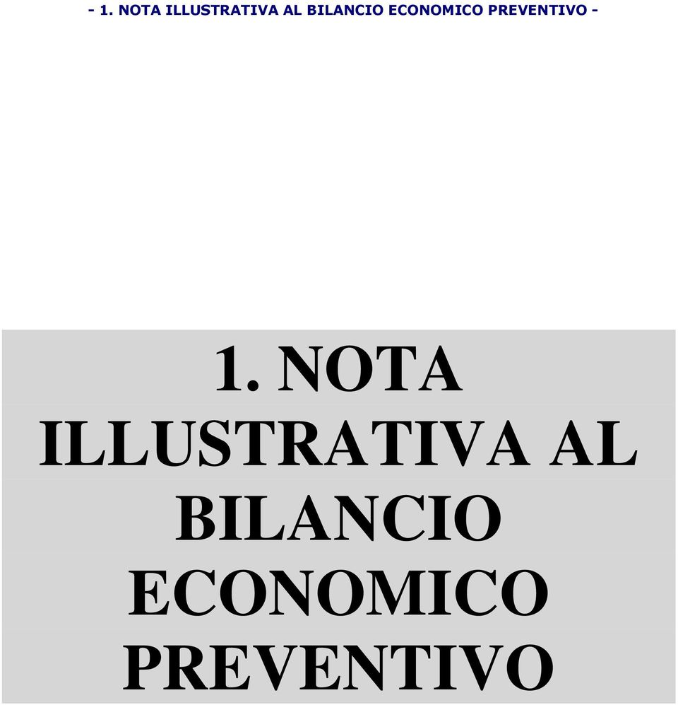 PREVENTIVO   PREVENTIVO