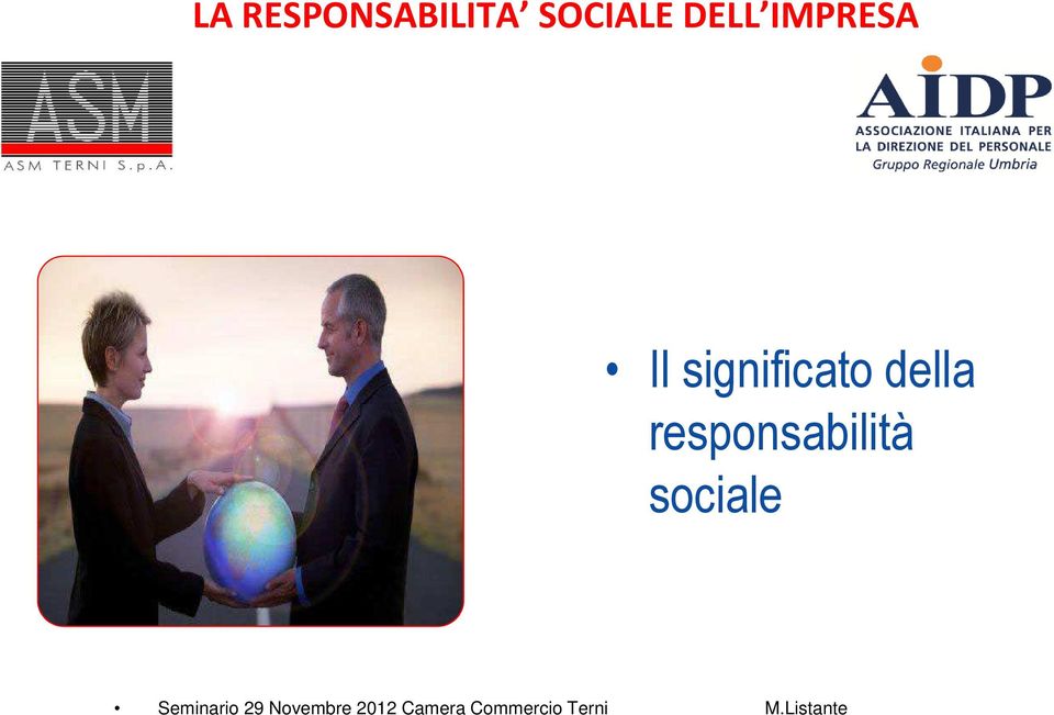 responsabilità sociale Seminario 29