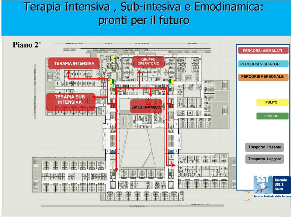 OPERATORIO PERCORSI VISITATORI PERCORSI PERSONALE TERAPIA SUB