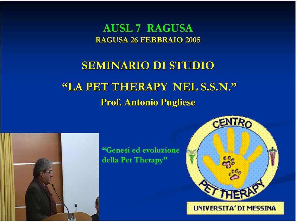 THERAPY NEL S.S.N. Prof.